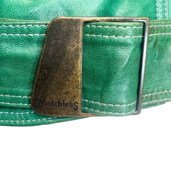 COPY - Matchless Biker Leather Jacket in British Green Size XS (44) - Picture 9 of 11